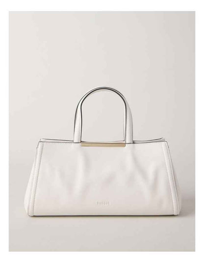 Audrey Satchel Bag in Vanilla