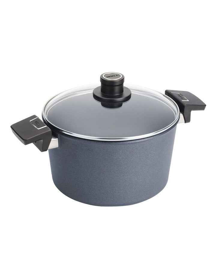 Diamond Lite Induction Stock Pot 24cm 5L With Lid Boxed