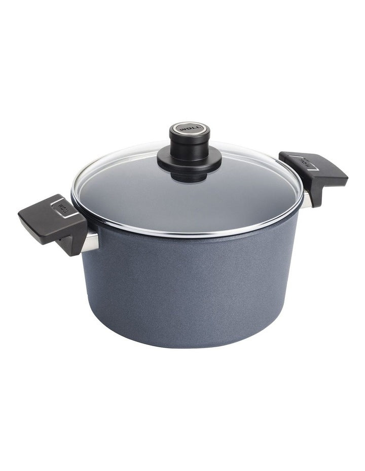 Diamond Lite Induction Stock Pot 24cm 5L With Lid Boxed