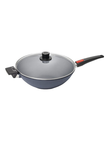 Diamond Lite Detachable Handle Induction Wok 34cm With Lid Boxed