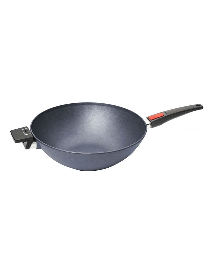 Diamond Lite Detachable Handle Induction Wok 34cm With Lid Boxed