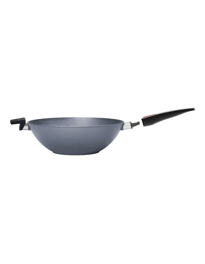 Diamond Lite Detachable Handle Induction Wok 34cm With Lid Boxed