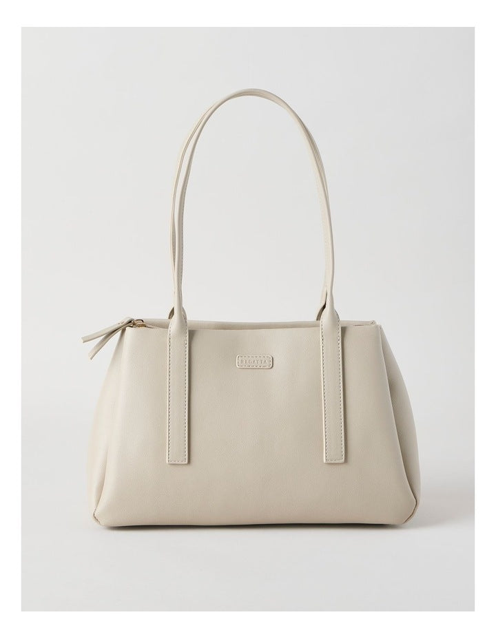 Linda Shoulder Bag in Stone