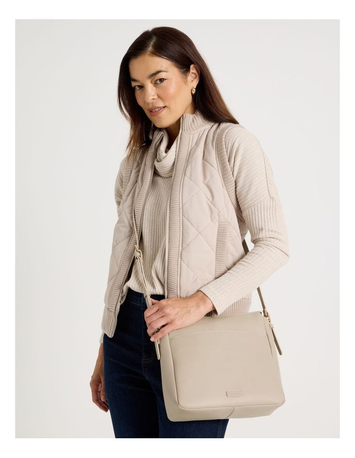 Ruby Crossbody Bag in Stone