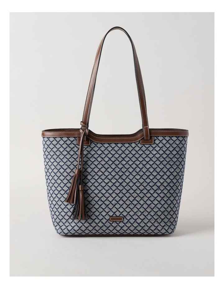 Meg Tote Bag in Navy Multi