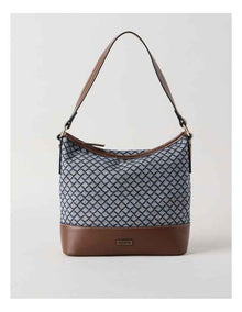 Meg Shoulder Bag in Navy Multi
