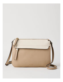 Riviera Crossbody Bag in Almond Combo