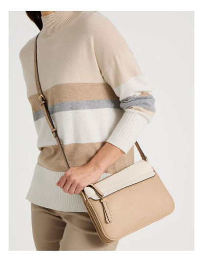 Riviera Crossbody Bag in Almond Combo