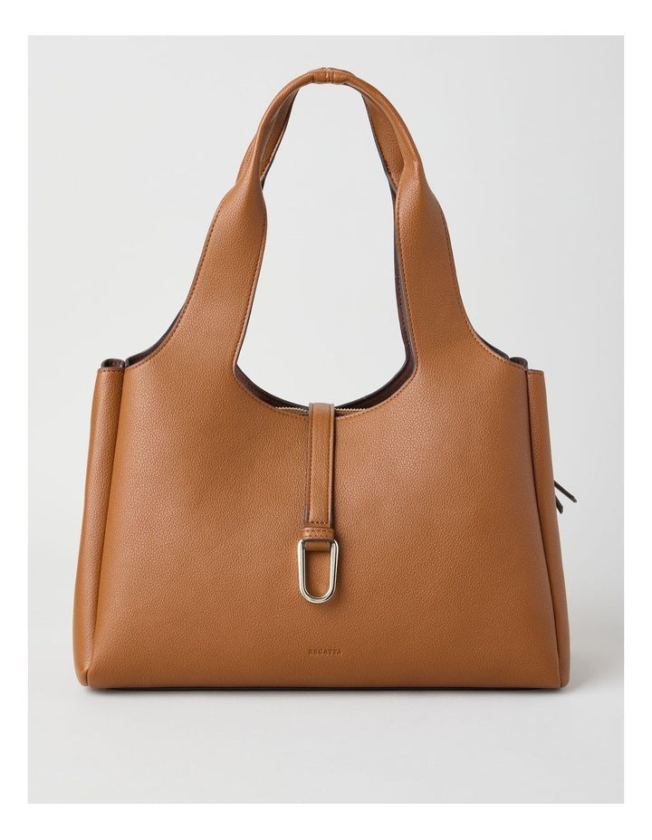 Monaco Shoulder Bag in Tannin