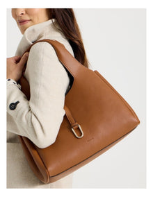 Monaco Shoulder Bag in Tannin