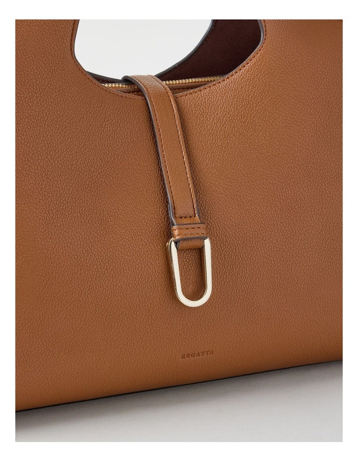 Monaco Shoulder Bag in Tannin