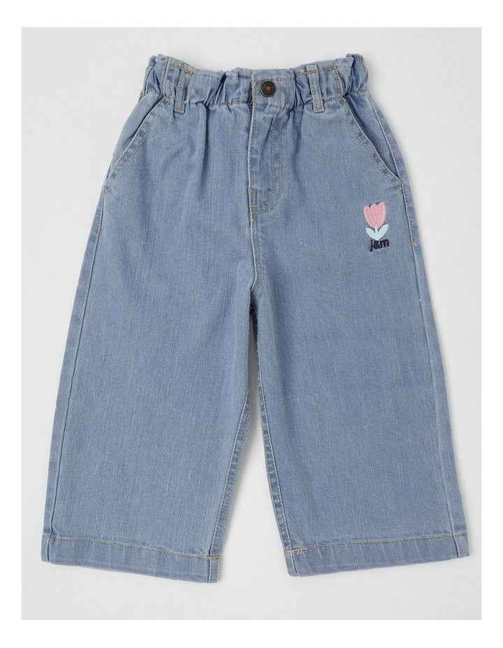 Sienna Wide Leg Pant in Denim