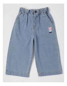Sienna Wide Leg Pant in Denim