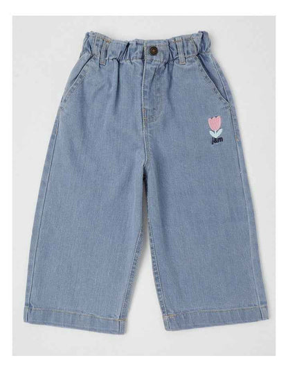 Sienna Wide Leg Pant in Denim