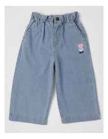 Sienna Wide Leg Pant in Denim