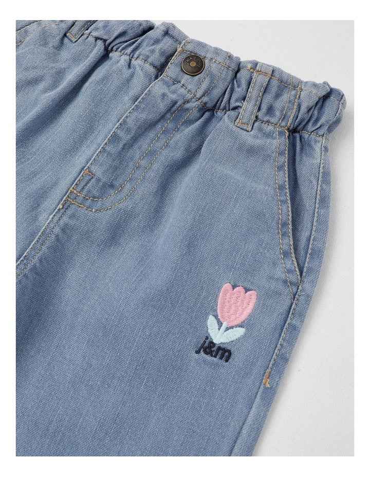 Sienna Wide Leg Pant in Denim