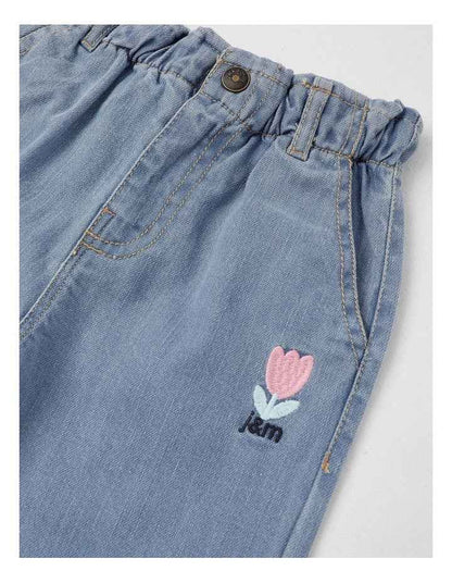 Sienna Wide Leg Pant in Denim