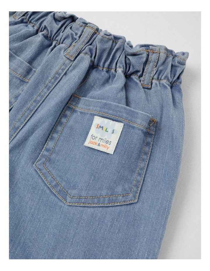 Sienna Wide Leg Pant in Denim