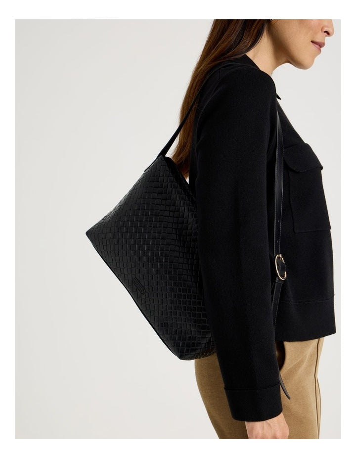 Carla Shoulder Bag in Black