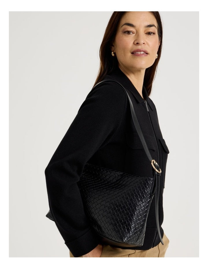 Carla Shoulder Bag in Black