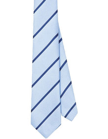 Bold Stripe Tie in Blue