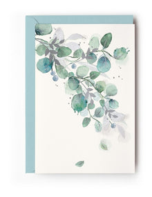 Note Cards Box of 10 in Silver Gum