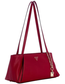 Devon Satchel Bag in Dark Cherry