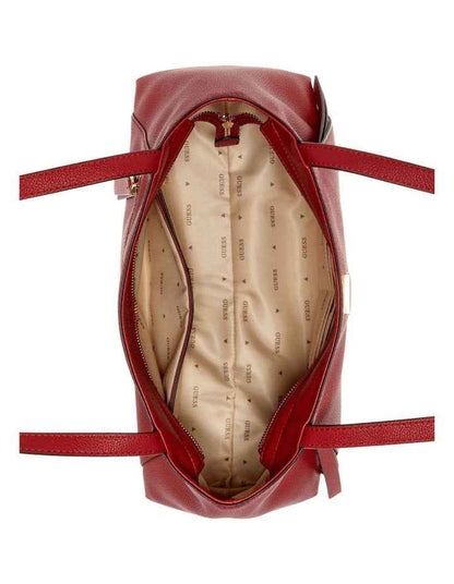 Devon Satchel Bag in Dark Cherry