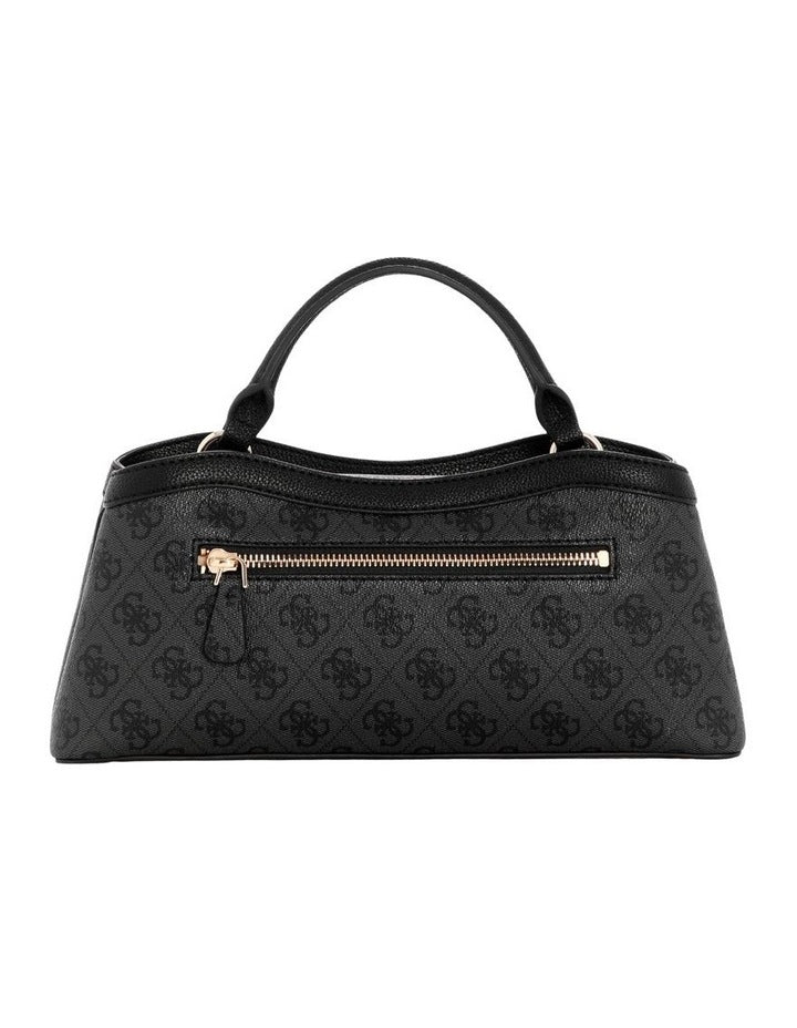 Lindsey Satchel Bag in Coal Logo
