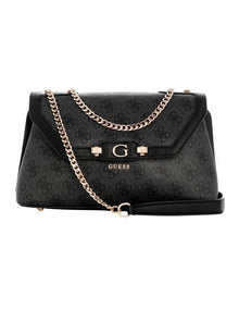 Lindsey Crossbody Bag in Coal Logo
