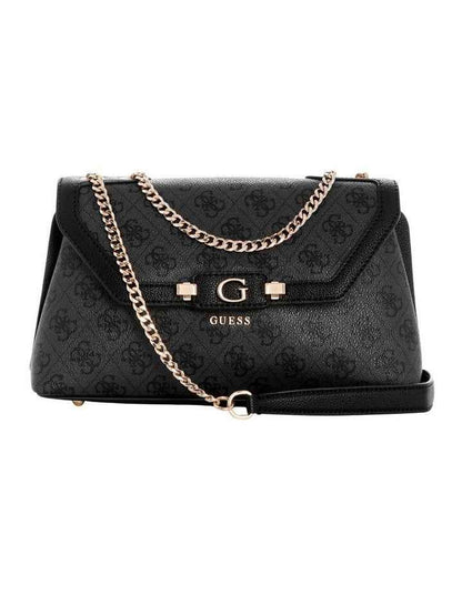 Lindsey Crossbody Bag in Coal Logo