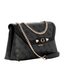 Lindsey Crossbody Bag in Coal Logo