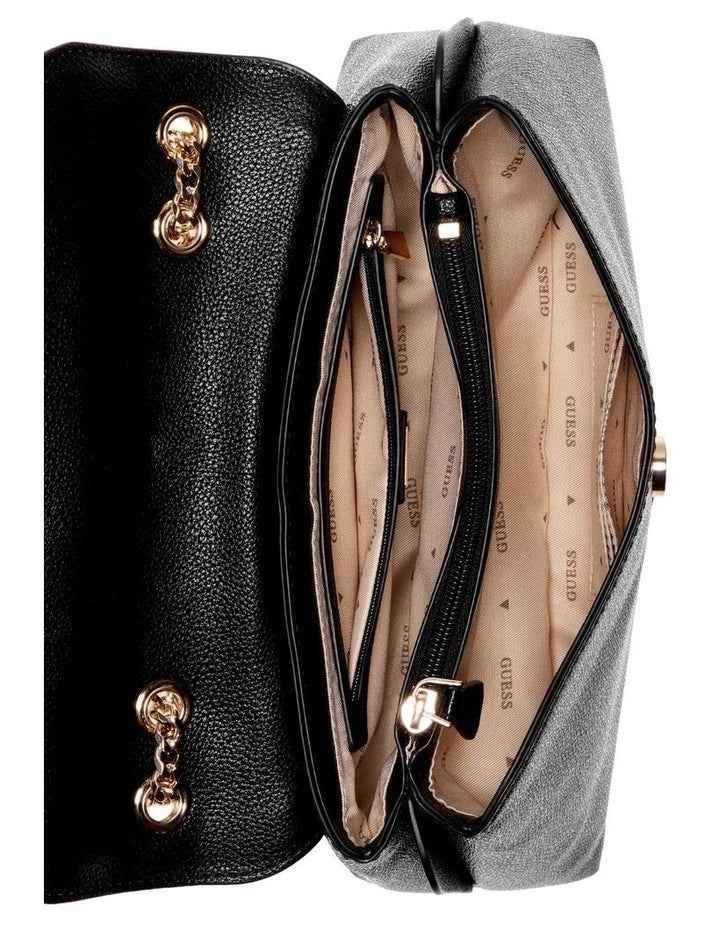 Lindsey Crossbody Bag in Coal Logo