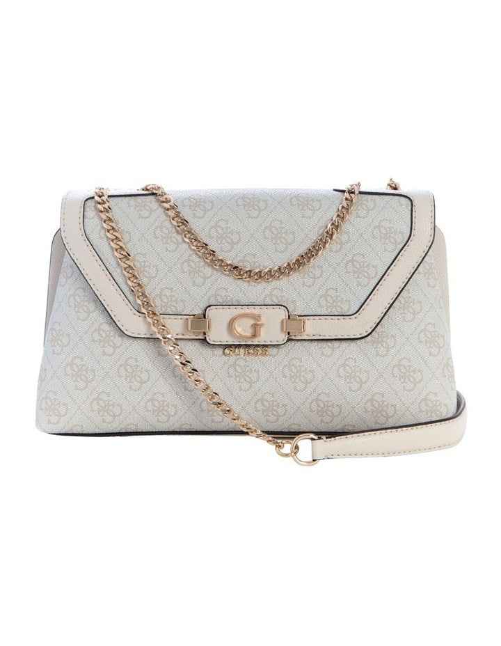 Lindsey Crossbody Bag in Bone Logo