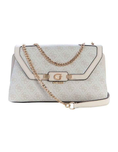 Lindsey Crossbody Bag in Bone Logo