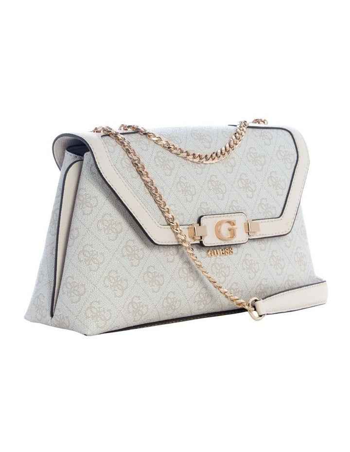 Lindsey Crossbody Bag in Bone Logo