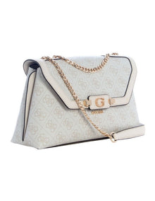 Lindsey Crossbody Bag in Bone Logo