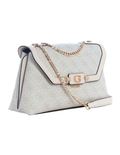 Lindsey Crossbody Bag in Bone Logo