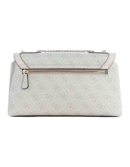 Lindsey Crossbody Bag in Bone Logo