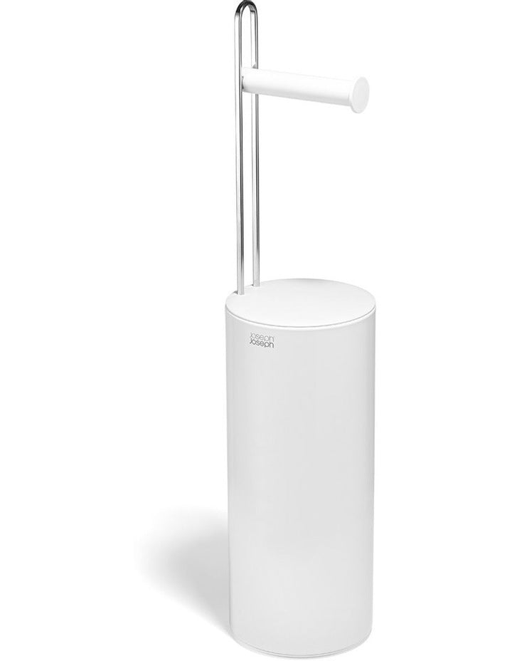 Roll Storage with Holder White