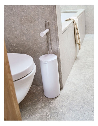 Roll Storage with Holder White