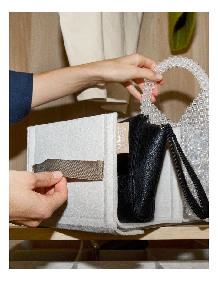 Orderly Handbag Organiser in Grey