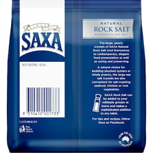 Saxa Refill Value Pack Natural Rock Salt 500g