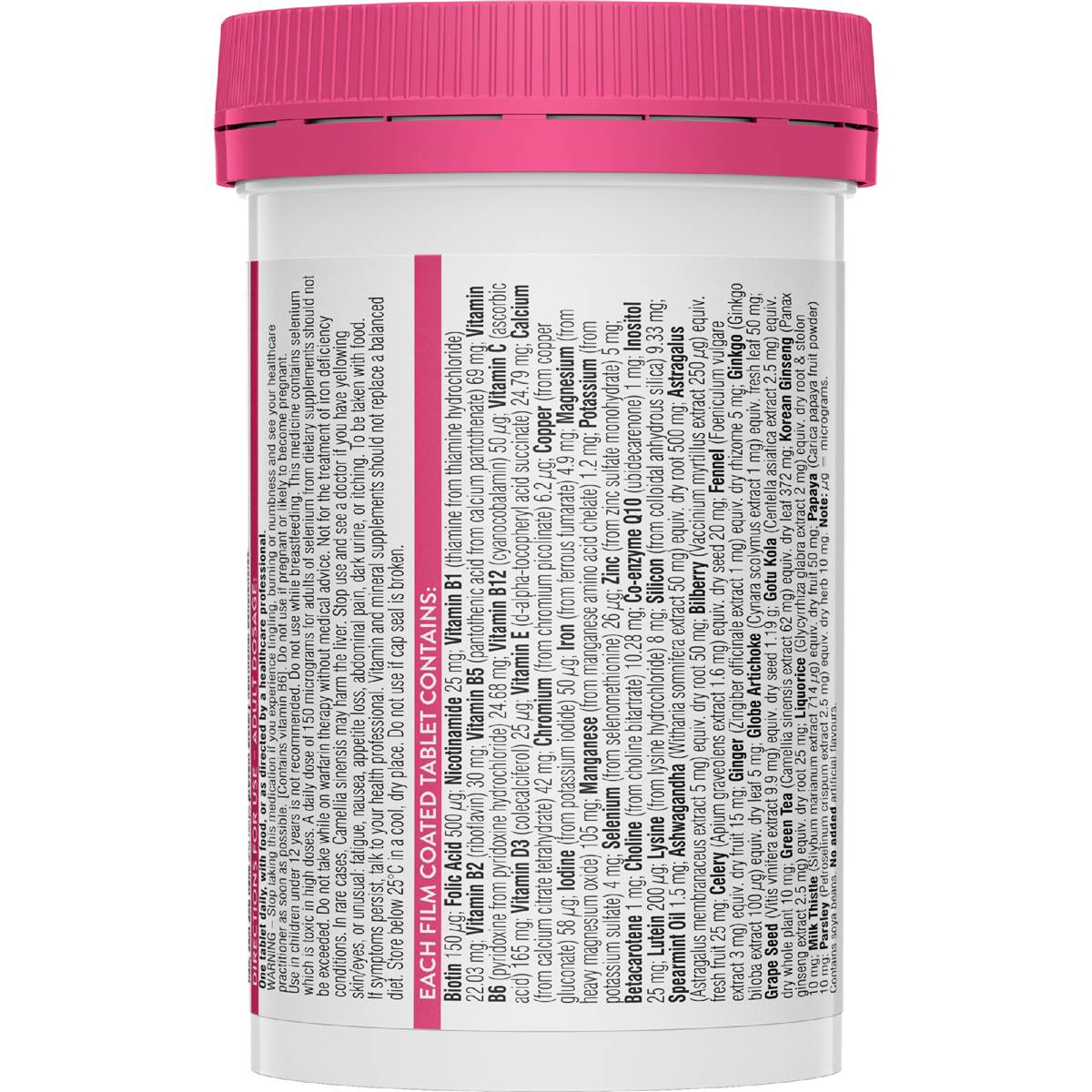 Swisse Ultivite Women's Multivitamin Tablets 100 pack