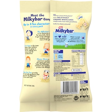 Milkybar White Choc Mini Bars Sharepack 11 pack