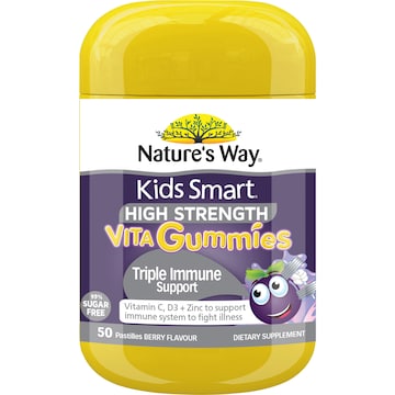 Nature's Way Kids Smart High Strength Vita Gummies Triple Immune Support 50 pack