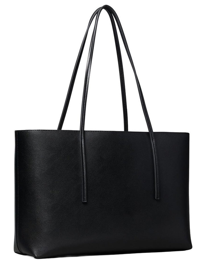 Foil Logo Tote Bag in Black