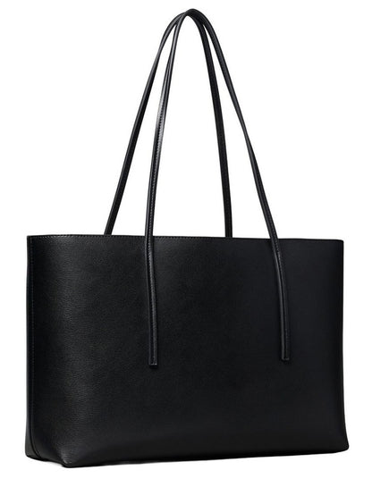 Foil Logo Tote Bag in Black