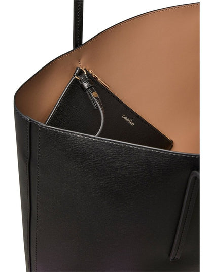 Foil Logo Tote Bag in Black