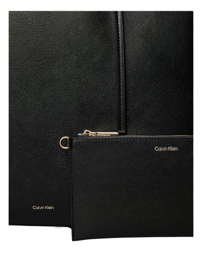 Foil Logo Tote Bag in Black